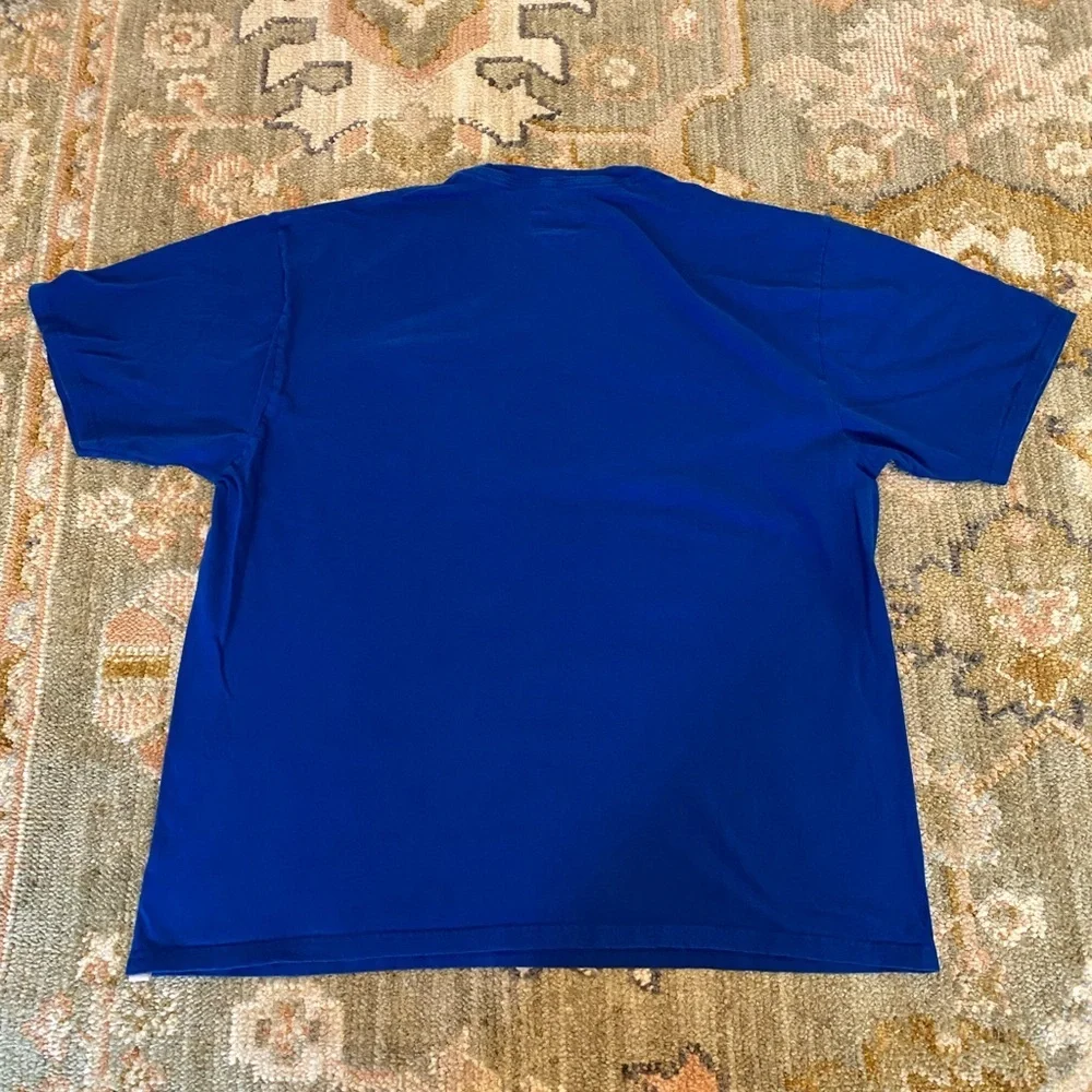 Kansas Jayhawks Adidas Impossible Is‎ Nothing Shirt Color Blue Men’s Size XXL